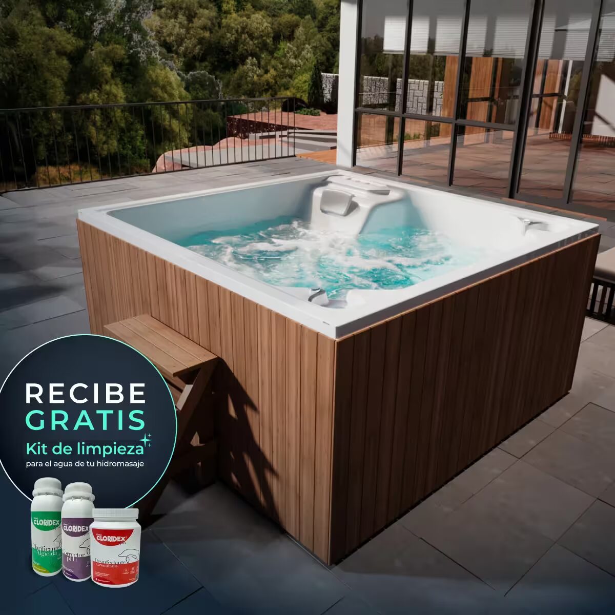 Jacuzzi Portátil Chatanoogan 200x200 | Firplak