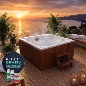 hidromasaje santorini spa portátil 180x180cm