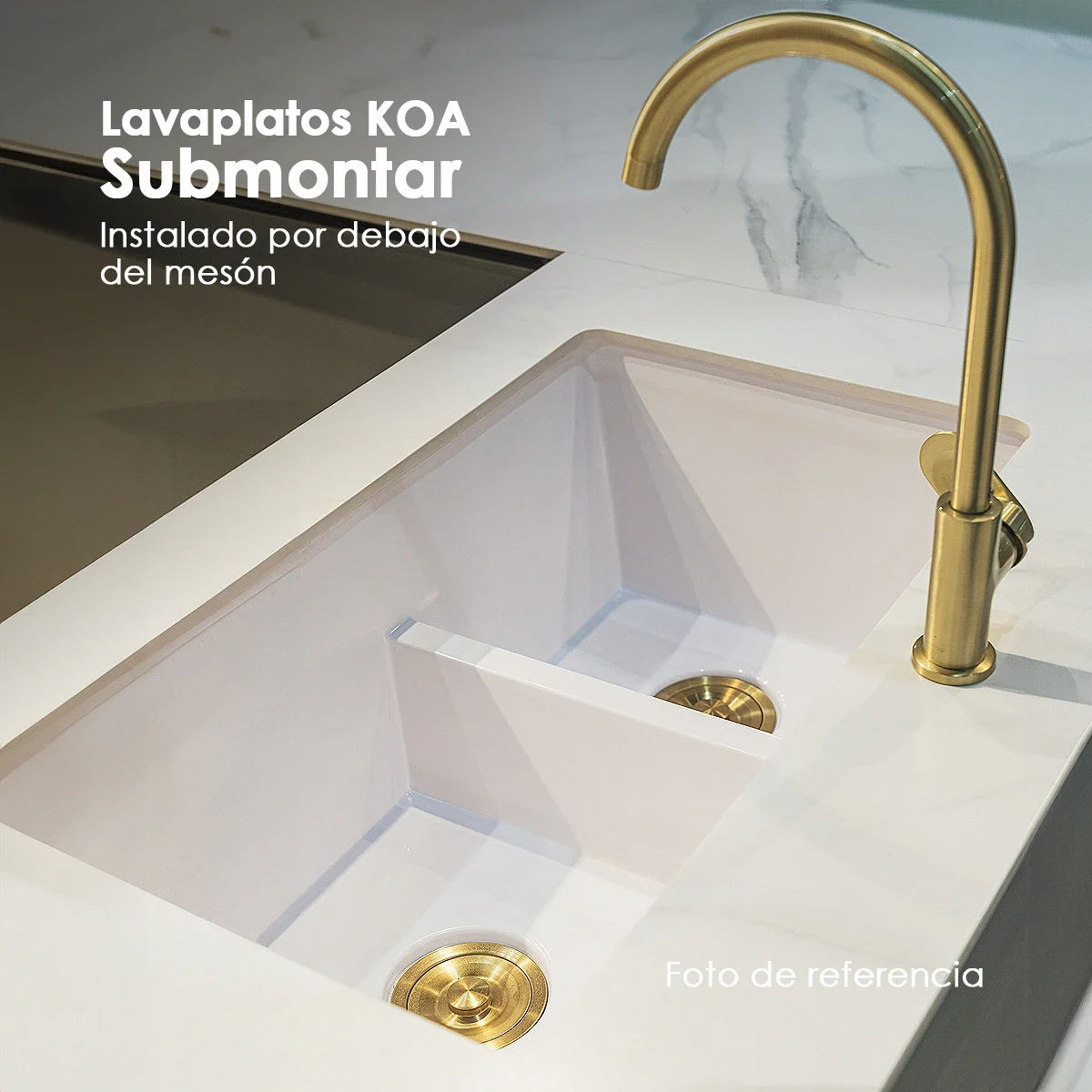 Foto-submontar-lavaplatos-Koa-84x56cm Lavaplatos de sobreponer con grifo