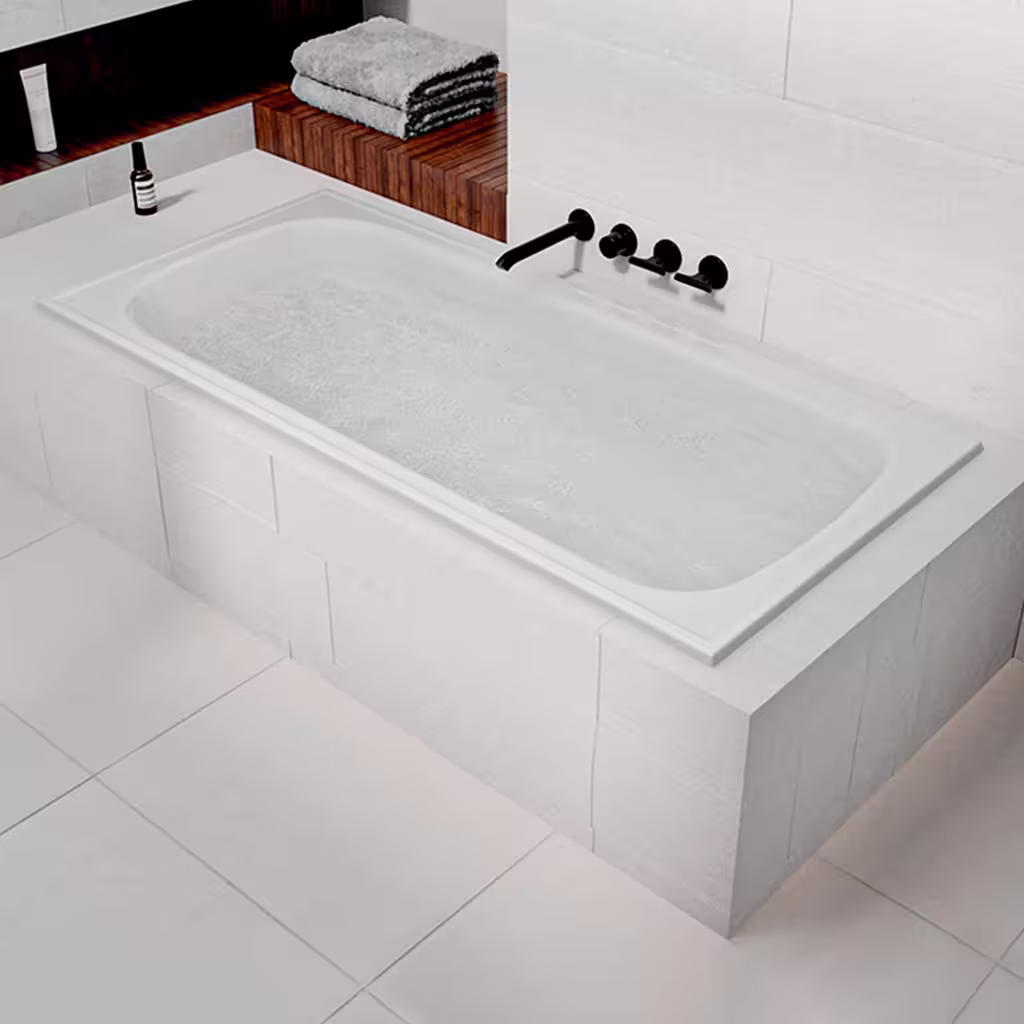 banera-italiana-blanca-amb-2-web Tina de baño Italiana de 150x70 cm para empotrar de color blanco