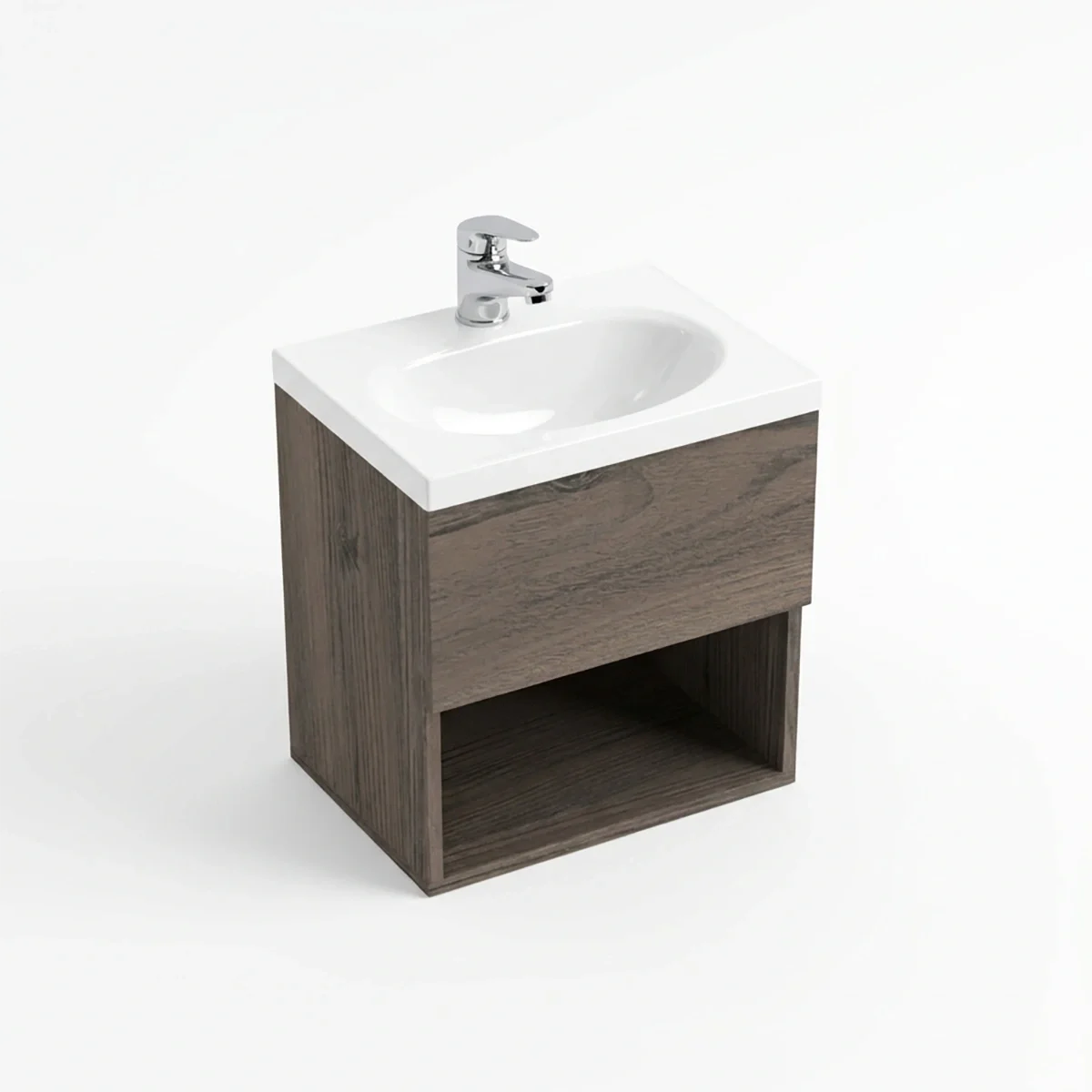 COMBO LAVAMANOS ECO + MUEBLE RAYO ELEVADO 40X30cm mitte blanco FB COMBO LAVAMANOS ECO + MUEBLE RAYO ELEVADO 40X30cm mitte blanco FB