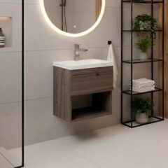combo lavamanos eco + mueble rayo elevado 40x30cm