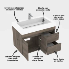 Lavamanos con mueble