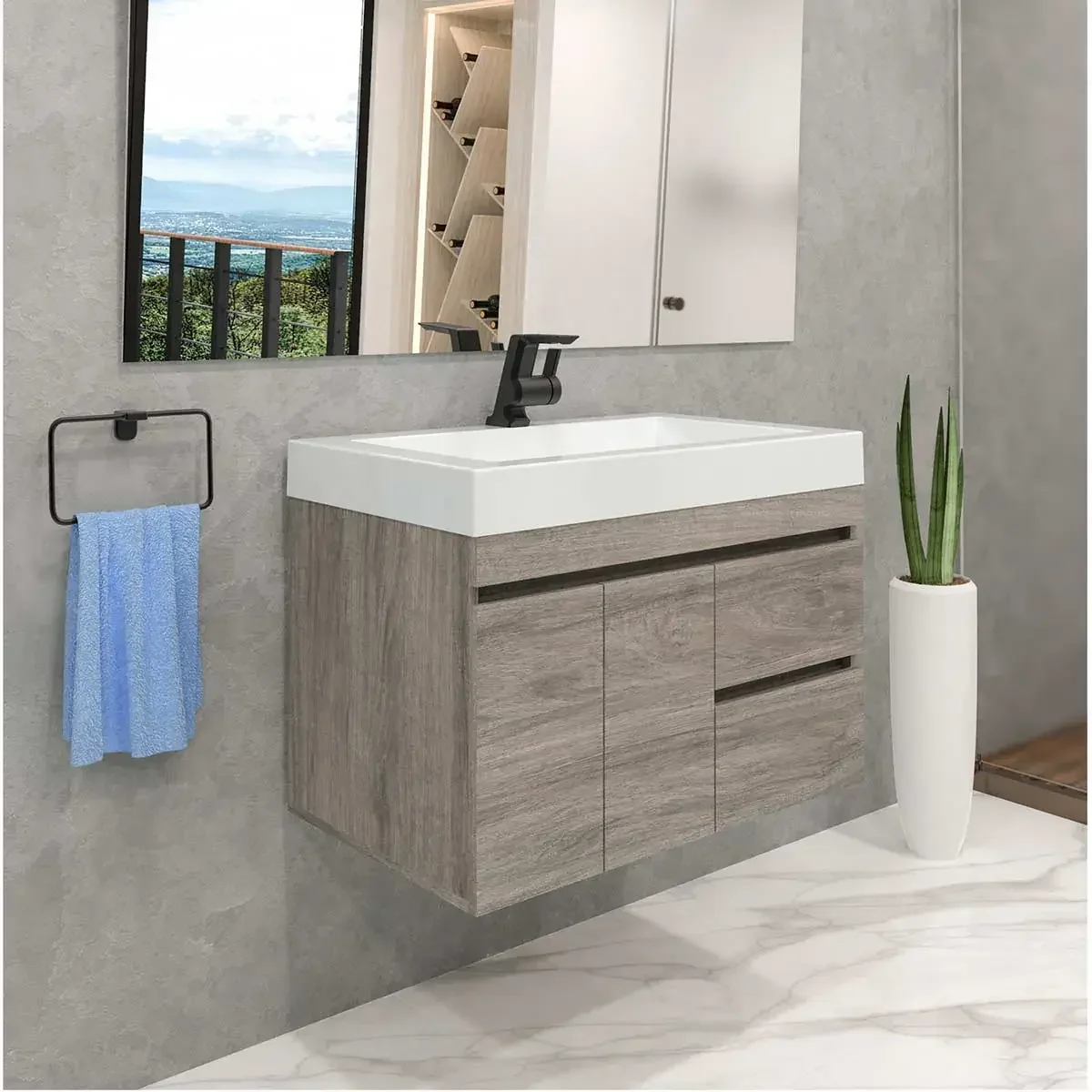 Lavamanos con mueble