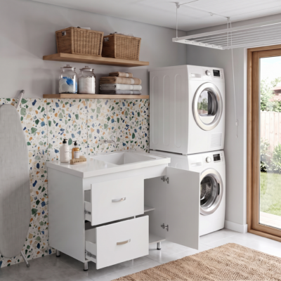 COMBO LAVADERO PRO + MUEBLE 100X60CM Amb open