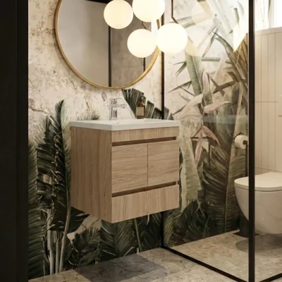 COMBO LAVAMANOS OSLO + MUEBLE MACAO CLASS 48X43cm