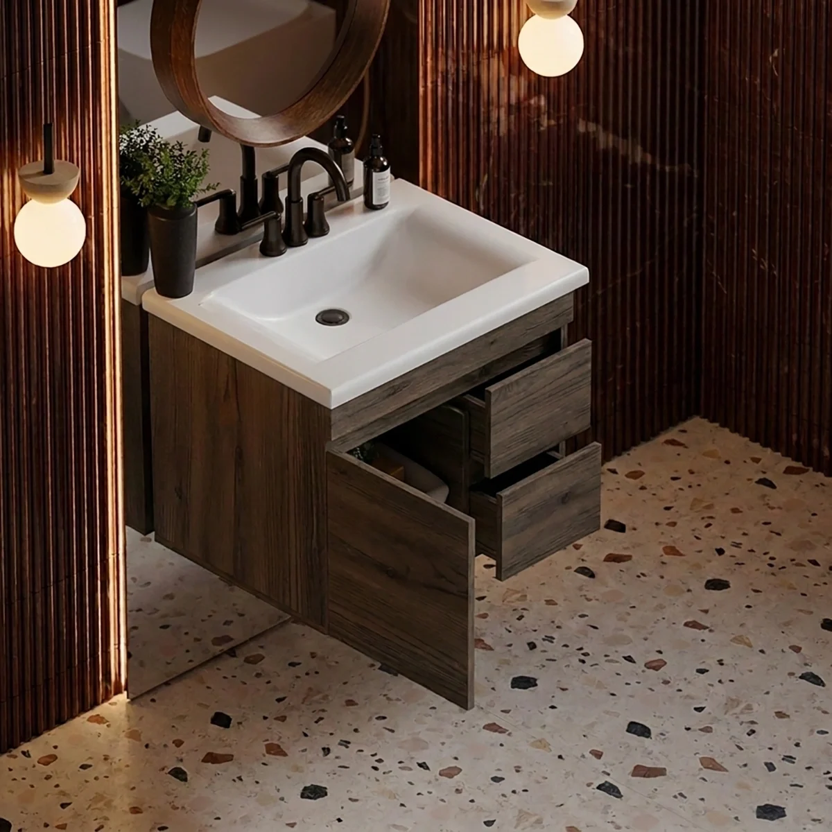 LAVAMANOS TRENTINO + MUEBLE TIZIANO 63X48cm Mitte Iso Amb A LAVAMANOS TRENTINO + MUEBLE TIZIANO 63X48cm Mitte Iso Amb A