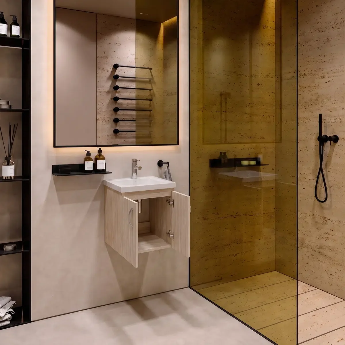 COMBO LAVAMANOS SIENA + MUEBLE BÁSICO ELEVADO 48X43cm + GRIFERÍA open iso soder COMBO LAVAMANOS SIENA + MUEBLE BÁSICO ELEVADO 48X43cm + GRIFERÍA open iso soder