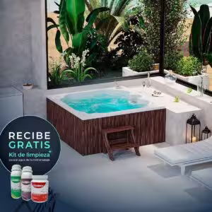 hidromasaje santorini basic spa portátil 180x180cm