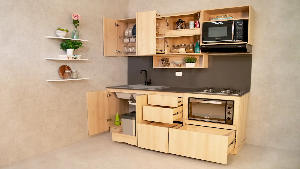 Elegancia y funcionalidad con tu cocina modular GEOS