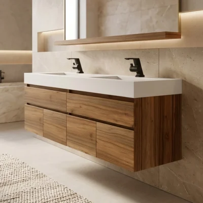 COMBO LAVAMANOS OSLO + MUEBLE MACAO CLASS 155X48cm