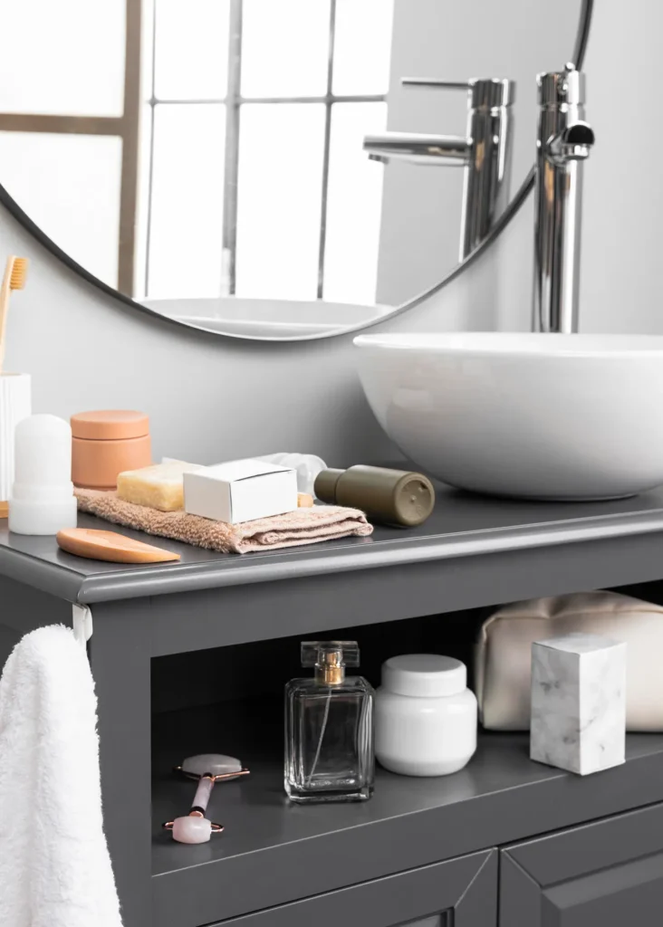 – Firplak alto angulo concepto cosmetica ecologica Firplak