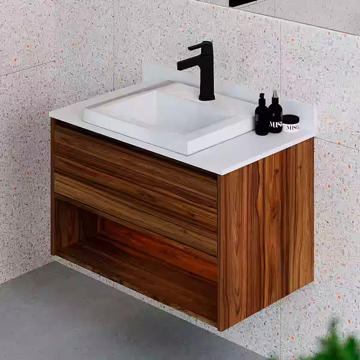 Meson-en-quarztone-LVM-Siena-y-Oslo-79x48cm (1) Mesón para lavamanos en combo