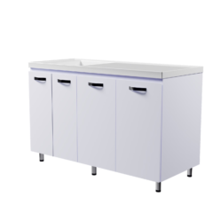 COMBO LAVADERO PRO DERECHO + MUEBLE PISO 140X60CM close