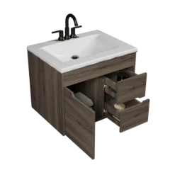 LAVAMANOS TRENTINO + MUEBLE TIZIANO 63X48cm abierto Mitte
