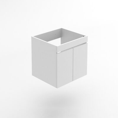 MUEBLE BÁSICO ELEVADO SIN MANIJAS COLOR BLANCO / 48X43cm