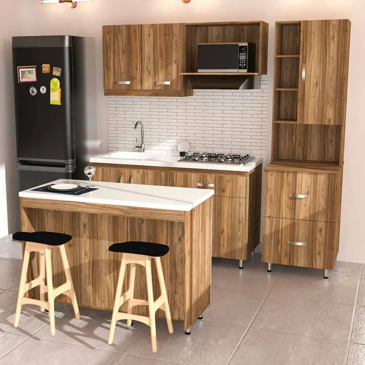 Cocina integral moderna