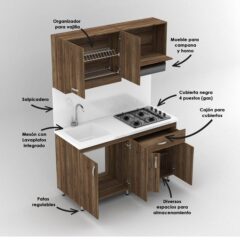 Cocina integral moderna