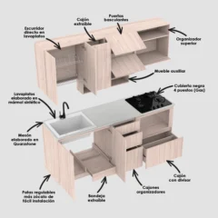 Cocina integral moderna