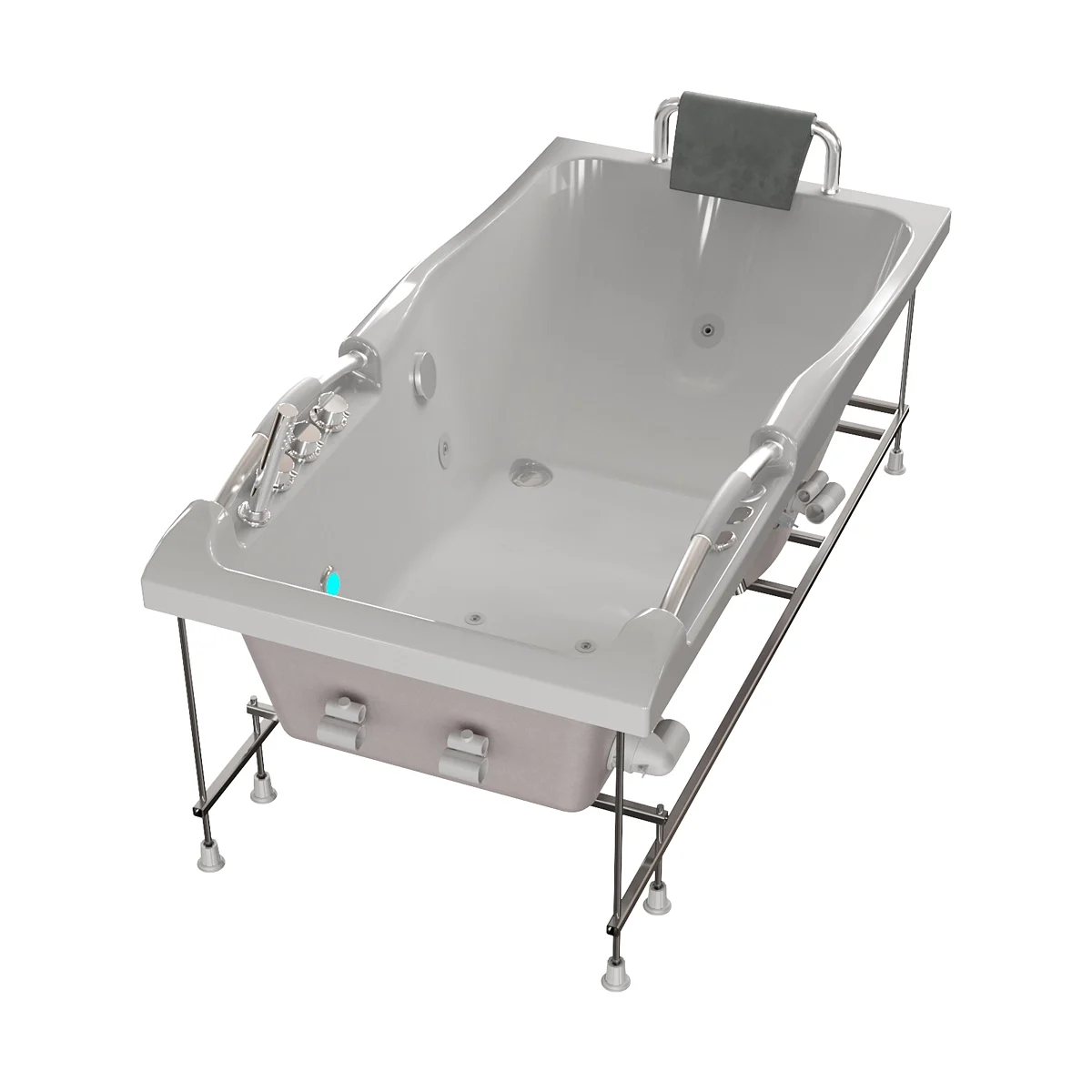 HIDROMASAJE-MALTA-160X80-iso-estructura-FB Jacuzzi portátil