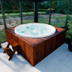 Hidromasaje jacuzzi para exteriores