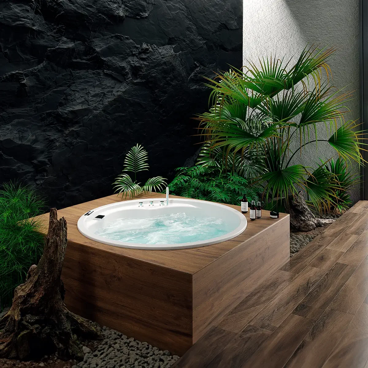 Hidromasaje-Noruega-Blanco-De-Empotrar-Vista-General-Amb-WEB Jacuzzi hidromasaje