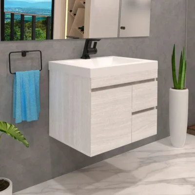 COMBO LAVAMANOS GÉNOVA + MUEBLE VITELLI CLASS 63X48CM