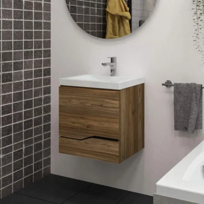 COMBO LAVAMANOS OSLO + MUEBLE VALDEZ 48X43cm