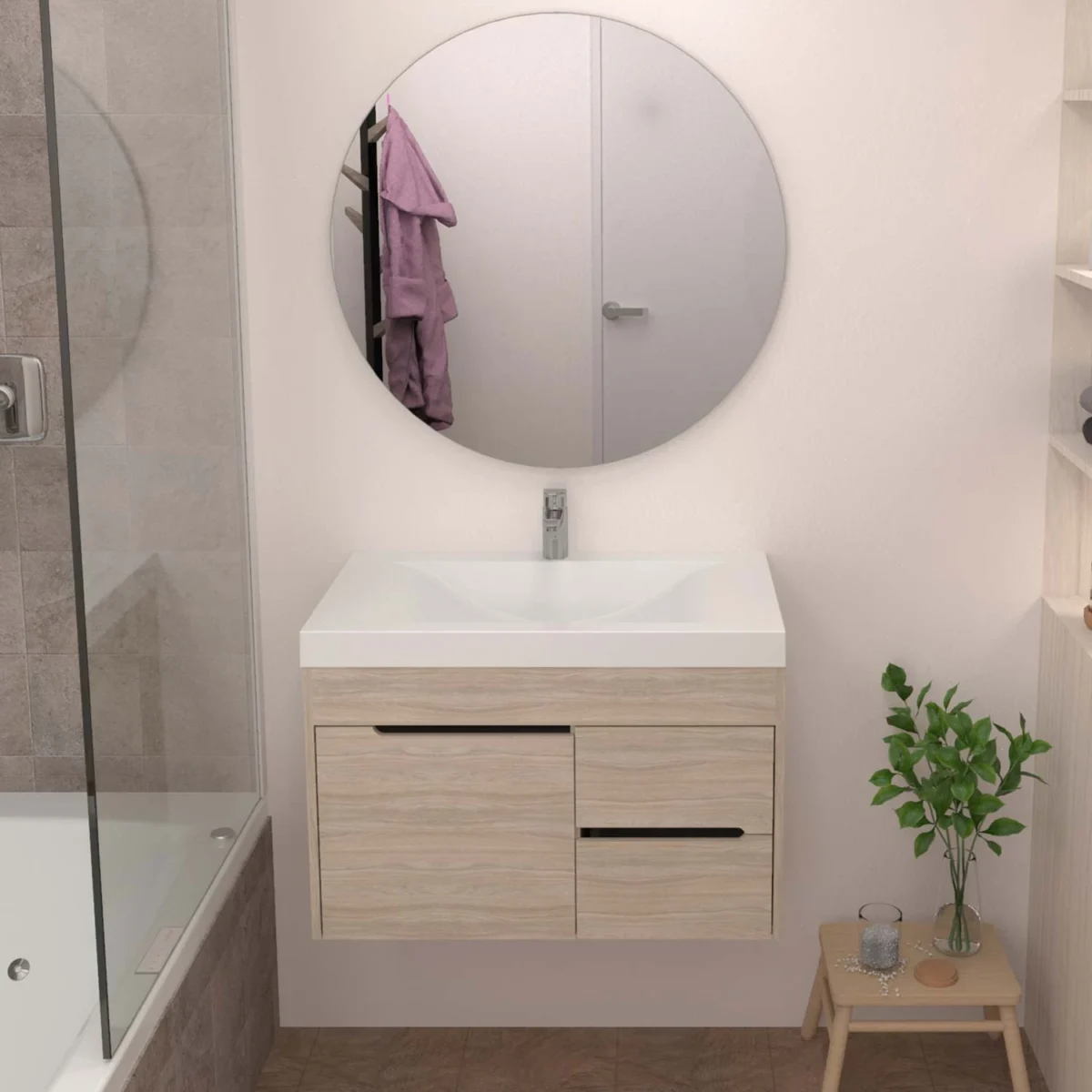 LVM-Bari-79x48-Blanco-ambiente Combo lavamanos