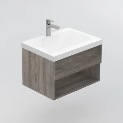 COMBO LAVAMANOS BARI + MUEBLE RAYO ELEVADO 63X48cm