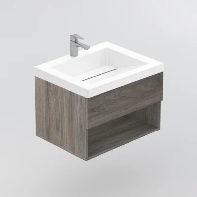 COMBO LAVAMANOS GÉNOVA + MUEBLE RAYO ELEVADO 63X48cm