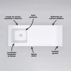 Mesón para cocina