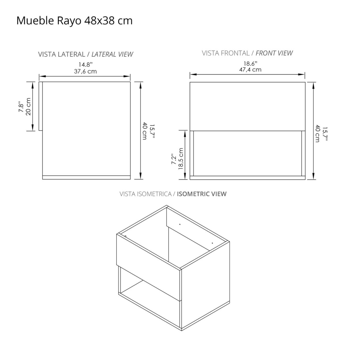 Mueble para lavamanos