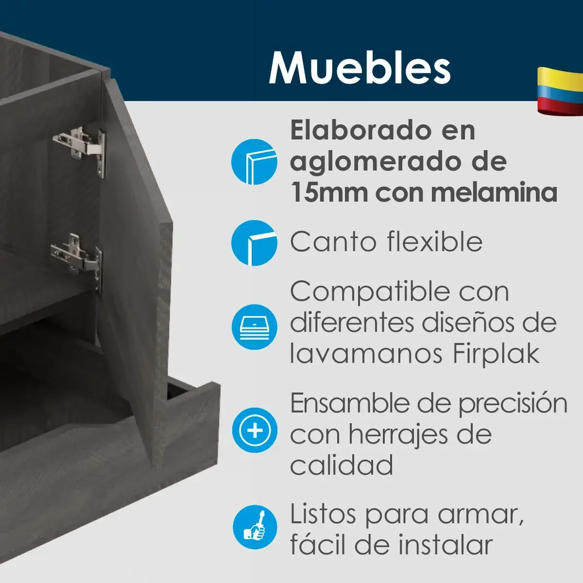 Mueble para lavamanos