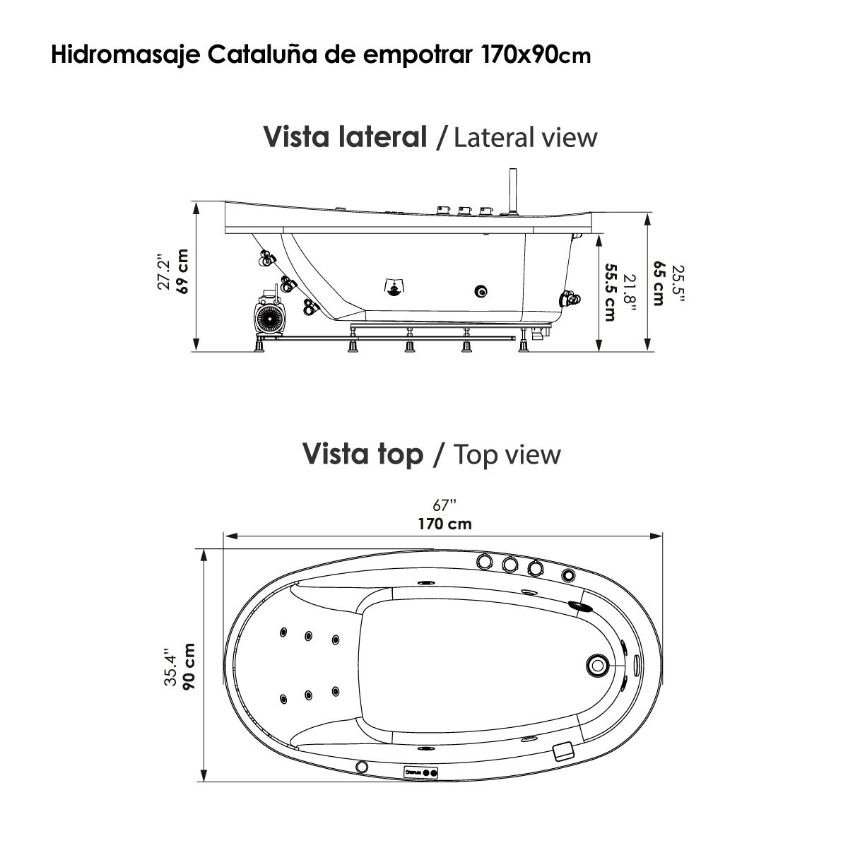Hidromasaje-Cataluna-De-Empotrar-Planos-2025 Hidromasaje tina planos