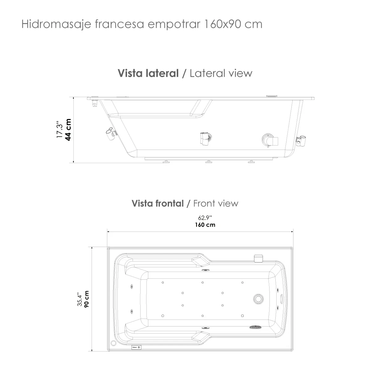 PLANO-WEB-hidromasaje-francesa-empotrar-160x90-1 plano hidromasaje