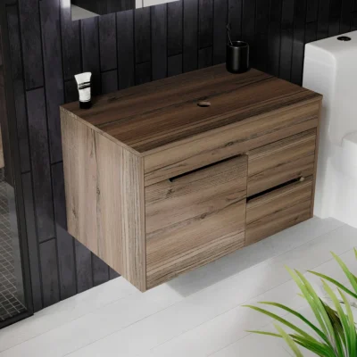 TAPA MESÓN PARA LAVAMANOS VESSEL + MUEBLE TIZIANO ELEVADO 79X48cm