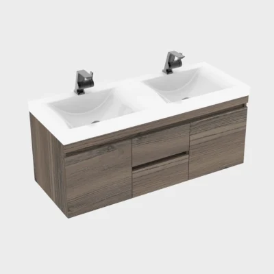 COMBO LAVAMANOS SIENA + MUEBLE VITELLI CLASS 124X48CM