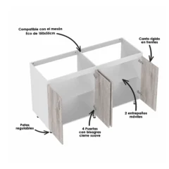 Mueble-Inf-Cocina-Vive-150x55cm-4-puertas-Blanco-Nardo-WEB2