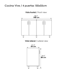 Mueble-Inf-Cocina-Vive-150x55cm-4-puertas-Planos-WEB