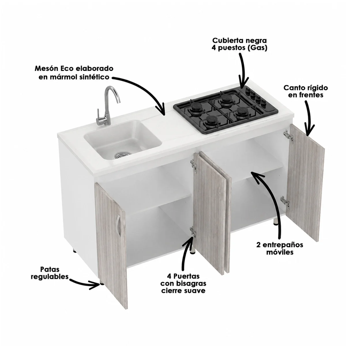 Kit-Meson-Perla-Mbl-Cocina-Vive-150x55cm-4-puertas-Blanco-Nardo-WEB2 Cocina integral