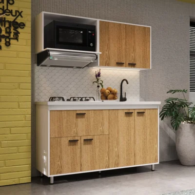 COCINA INTEGRAL OBSI / 150x55cm | DISEÑO EXCLUSIVO DE MAXICASSA