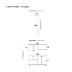 Cocina-OBSI-150x55-Maxicassa-Planos