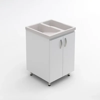 COMBO LAVADERO ECO + MUEBLE RH PISO 60x60CM