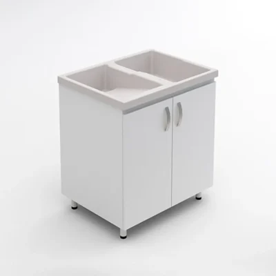 COMBO LAVADERO ECO + MUEBLE RH PISO 80x60CM