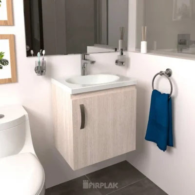 COMBO LAVAMANOS ECO + MUEBLE BÁSICO ELEVADO 48X38cm