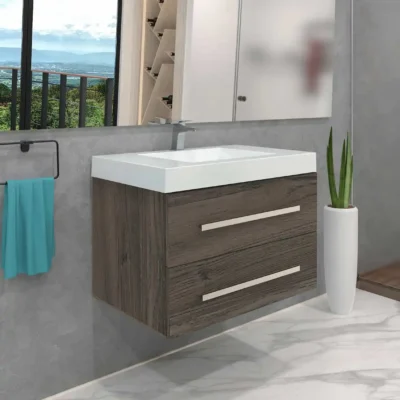 LAVAMANOS MODERNO CON MUEBLE ELEVADO DE 79X48cm