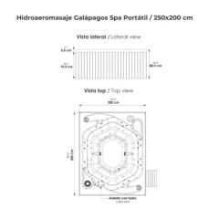 Hidroaeromasaje-Galapagos-Spa-Portatil-250x200cm