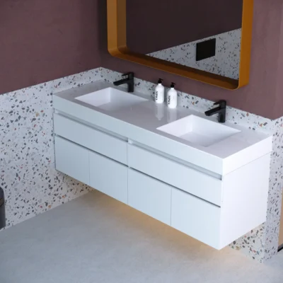 COMBO LAVAMANOS OSLO + MUEBLE MACAO CLASS 155X48cm