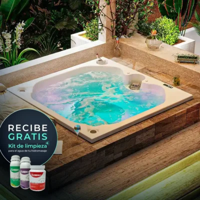 HIDROMASAJE SANTORINI 180 X 180 / EMPOTRAR